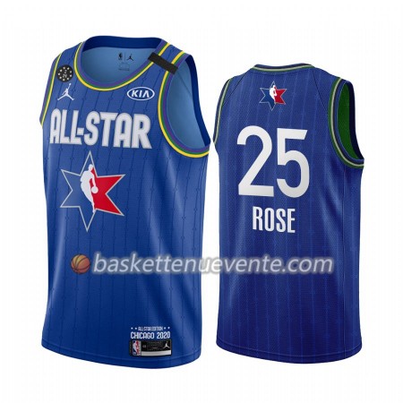Maillot Basket Detroit Pistons Derrick Rose 25 2020 All-Star Jordan Brand Bleu Swingman - Homme